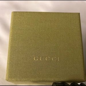 NEW Gucci Jewelry Box - green & gold